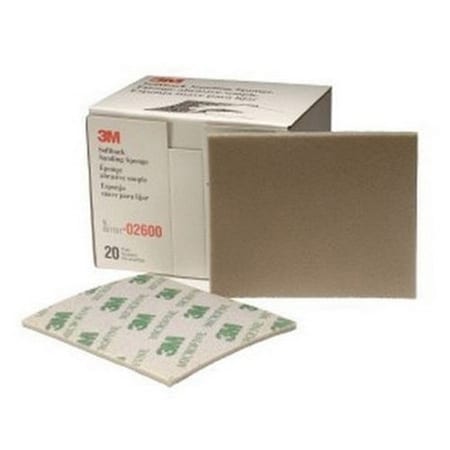 3M PN02600 SOFTBACK SANDING SPONGE MICROFIN, 20PK 7000000591